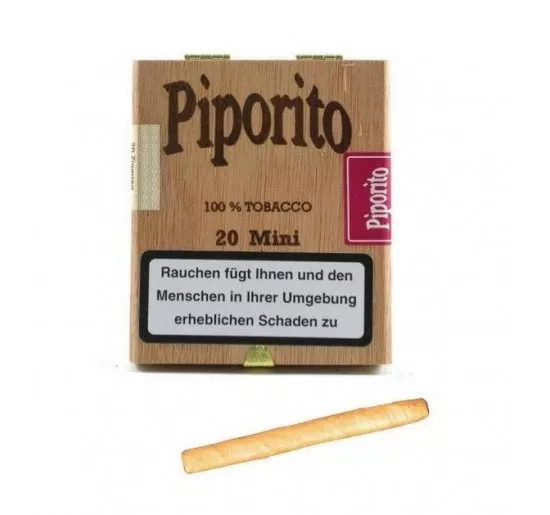 Mini and Corona varieties of Piporito little cigars